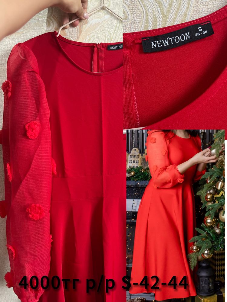 Продам красивое красное платье