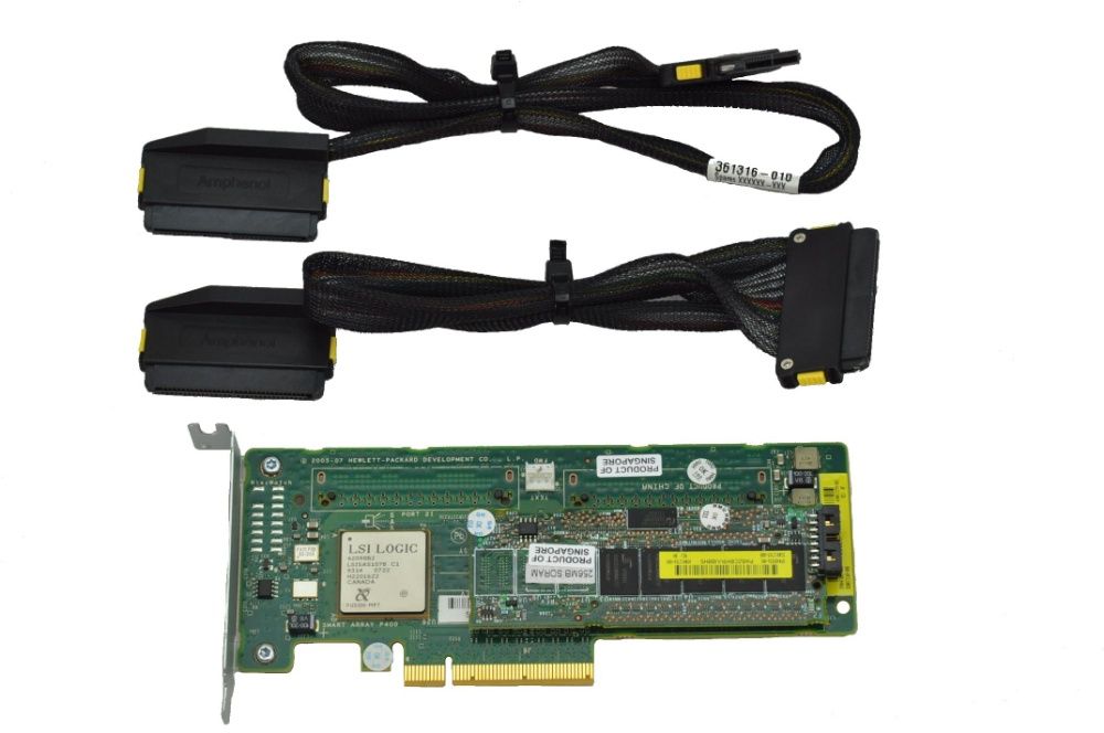HP 405831-001 Smart Array P400 PCI-Express SAS RAID Controller 256mb