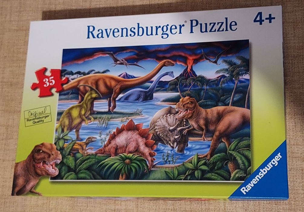 Puzzle dinozauri Ravensburger, nou, 4+