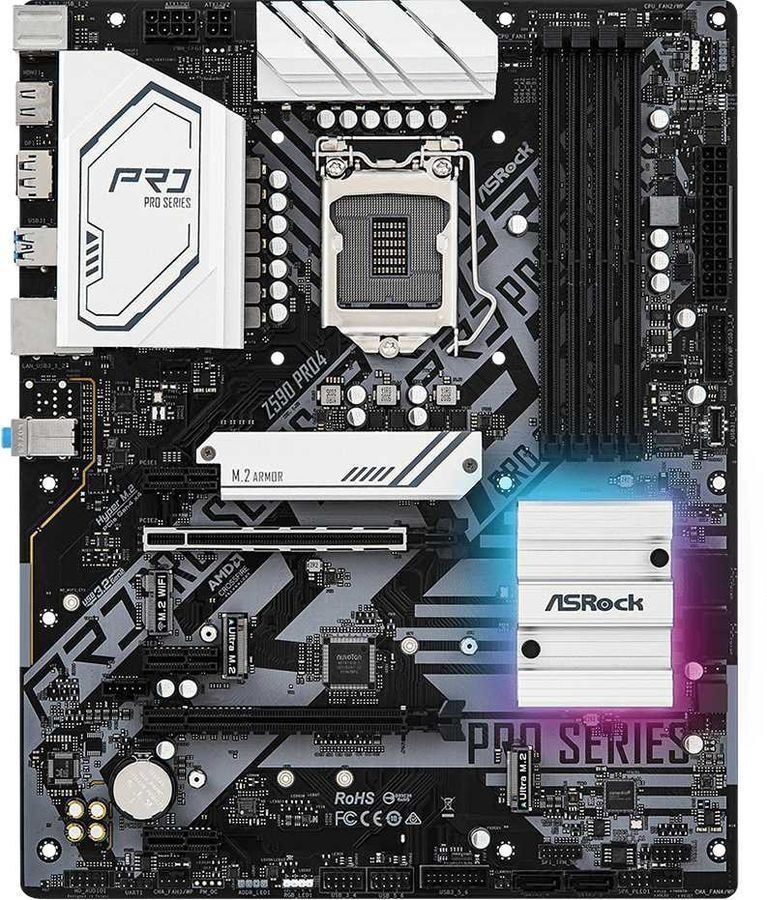 Asrok z590 pro + i5 10th + DDR 4 32gb + куллер