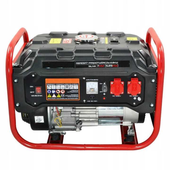 Generator curent 3.5kW 3500W 2x230V 12V motor benzina 7CP (BL160)