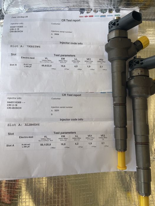 Injectoare Audi,Vw.2.0 Tdi cod:03L130277J-0445110369