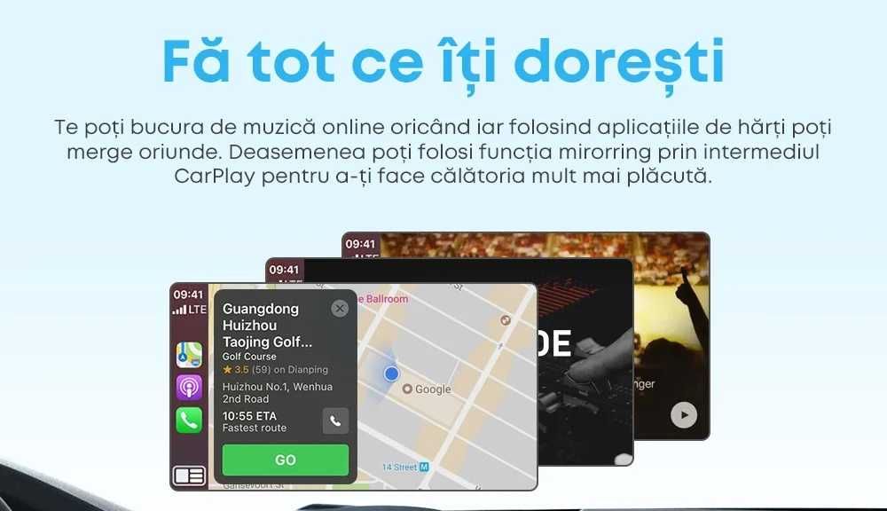 Interfata Carplay Android Auto VW Touareg Passat Tiguan Seat Skoda