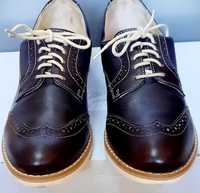 Туфли ботинки, Unichel, кожаные, размер 36-37