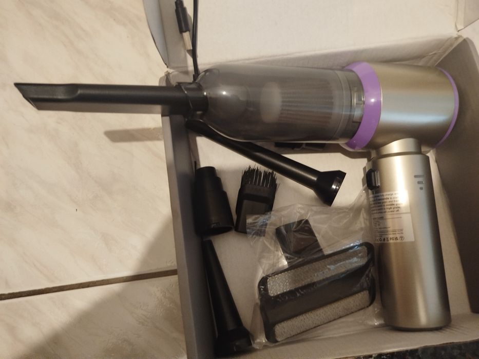 16kPa (много ВАЖНО) безжична прахосмукачка с 2 функции - засмукване и