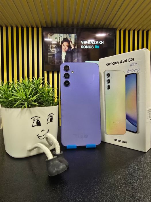 Samsung A34, 128гб, Kaspi 0-0-12