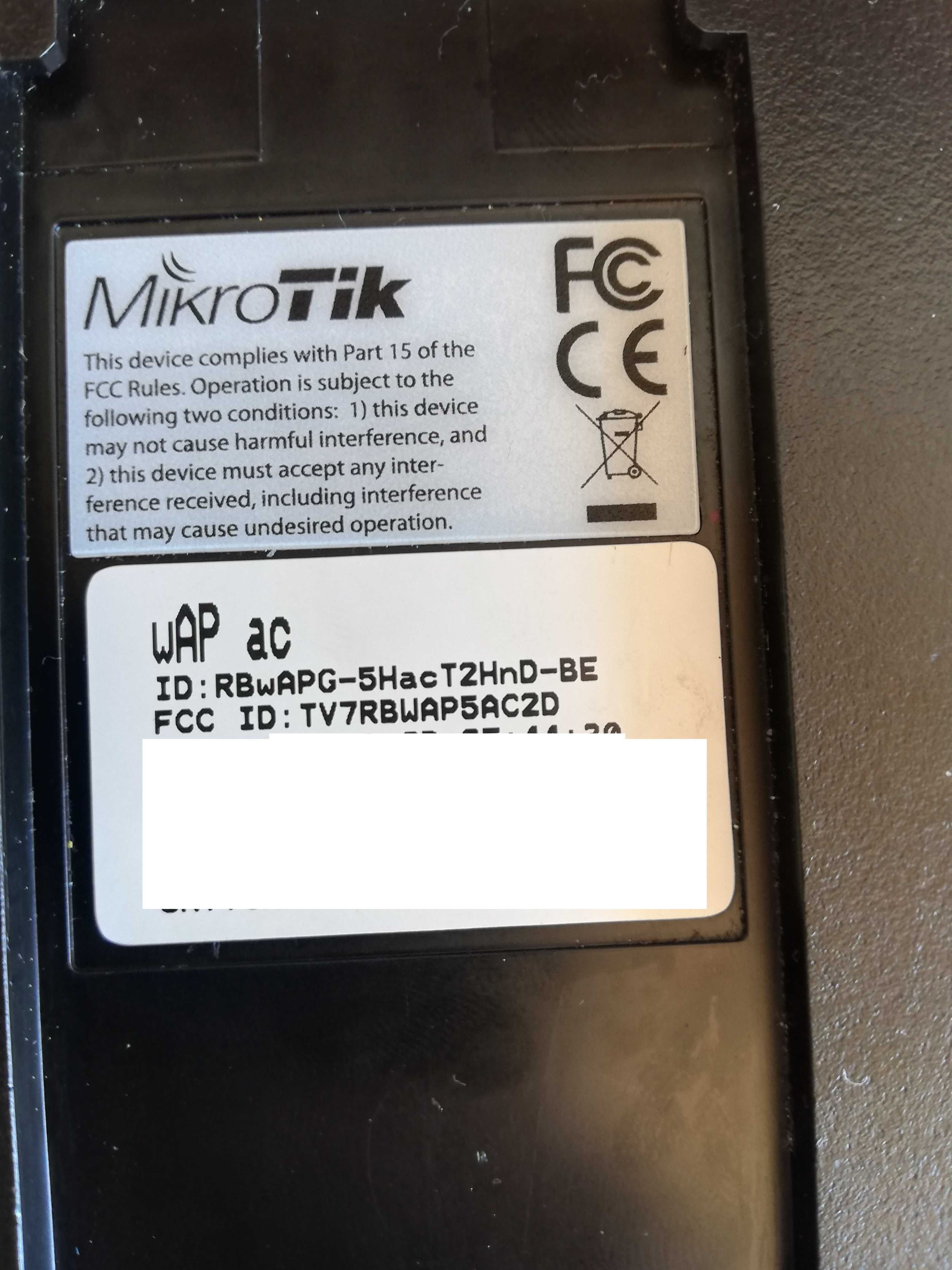 Mikrotik wAP AC RBwAPG-5HacT2HnD-BE