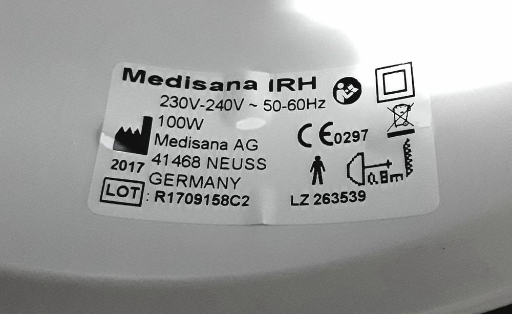 Lampa CU INFRAROȘU MEDISANA (Germania) - Nouă - 60 Lei