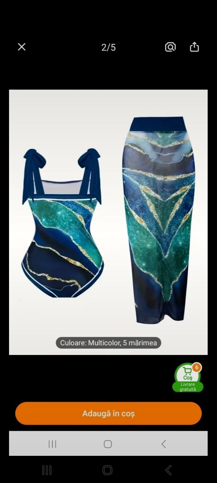 Costum de baie intreg