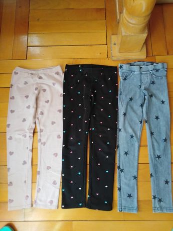 Pantaloni, colanți H&M, copii, fete mar. 8-9 ani, 134 cm