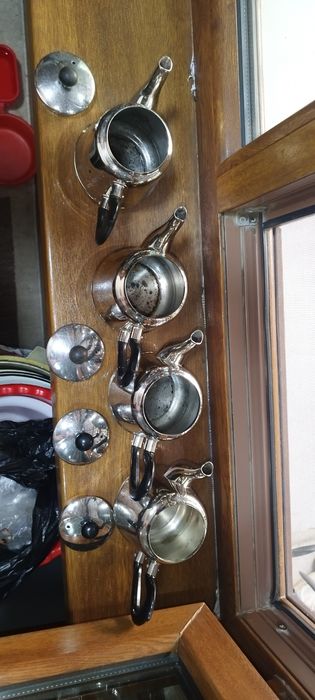 Мельхиор, латунь чайники
