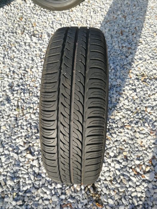 1 железна джанта 14 цола 4х100 GM с лятна гума 175/65 R14 Firestone