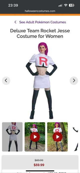 Set costum Halloween Team Rocket