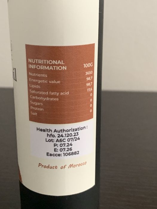 Ulei de Argan 100 ml – Calitate superioară