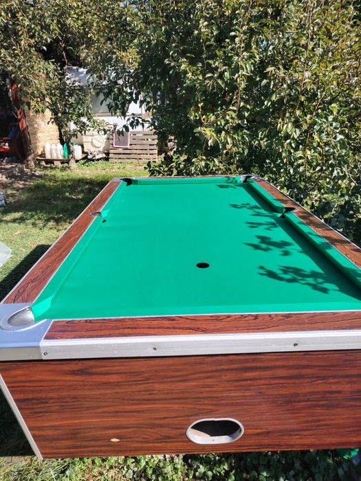 Vând masă de biliard cu fise placa de ardezie nr6