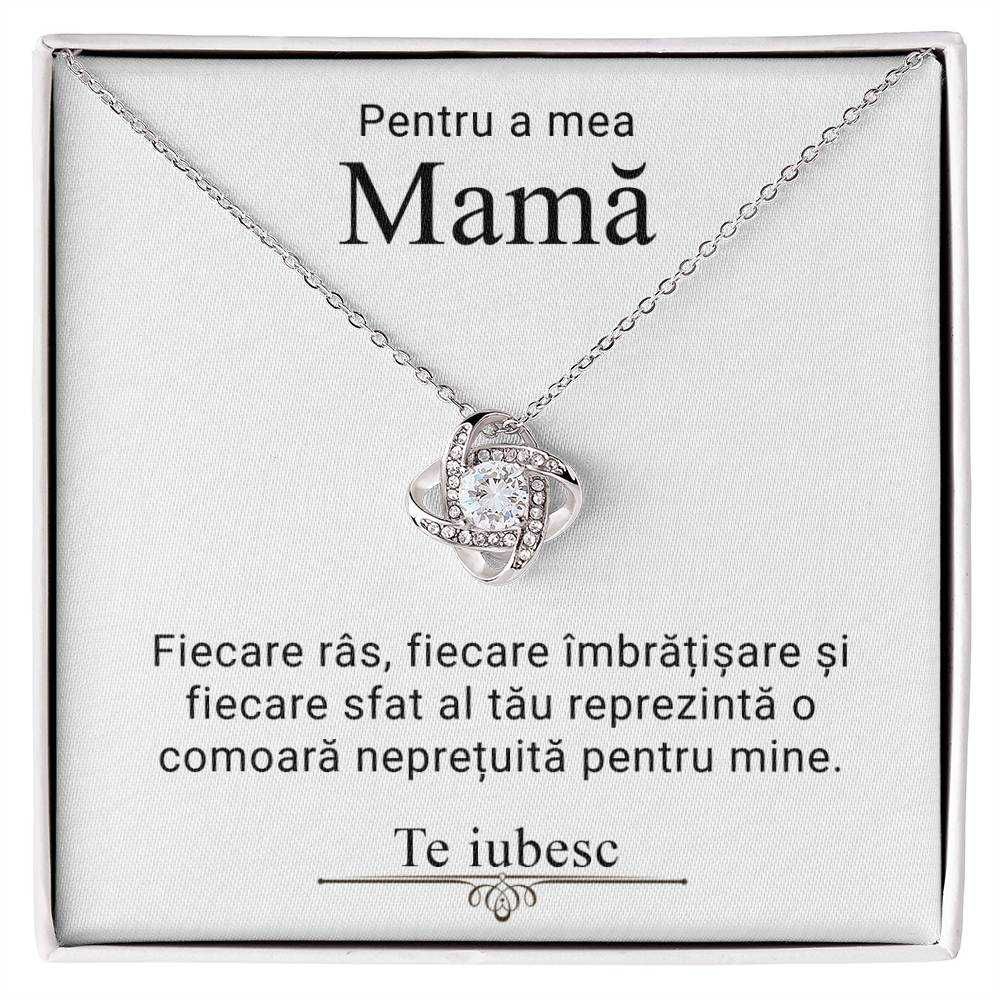 Cadou Pentru Mama, Bijuterie  Argint si Pietre Zirconia, mesaj Emotiv