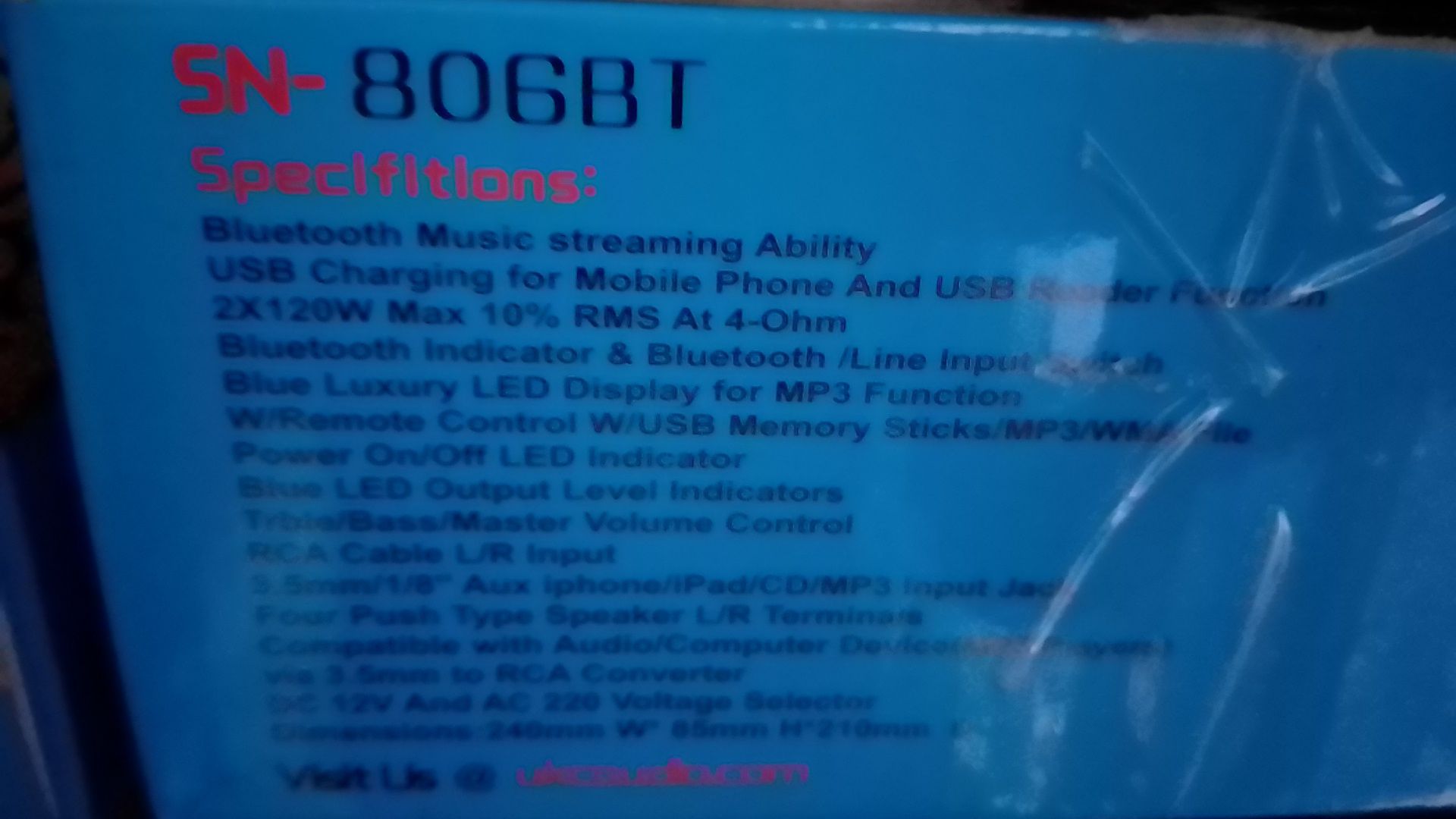 Усилвател UKC SN-806BT