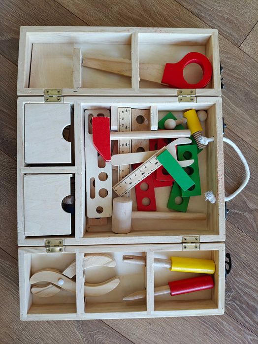 Различни дървени играчки Монтесори/Lego Duplo