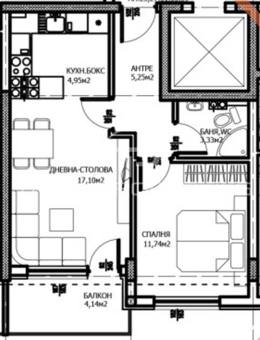 Продава се Двустаен апартамент в Пловдив, Тракия - 69 кв.м за 1116 €/кв.м - Снимка #3