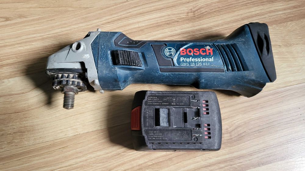 BOSCH GWS 18-125 V-LI Polizor unghiular Profesional + acumulator 4Ah