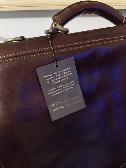 Geanta Laptop si Documente Noua Made in Italy Piele
