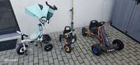 Tricicleta și kart cu pedale pentru copii