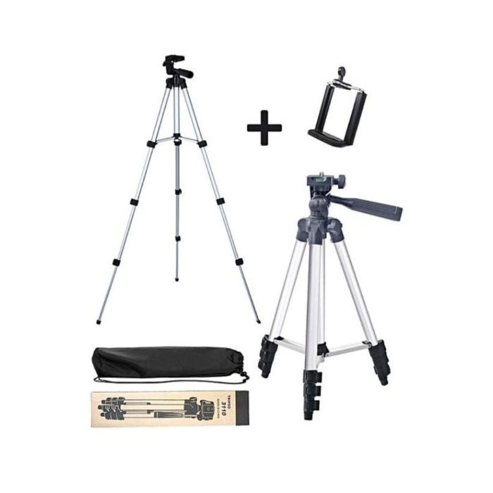 Статив/Трипод Tripod 3110 до 1.02м с държач за Телефон