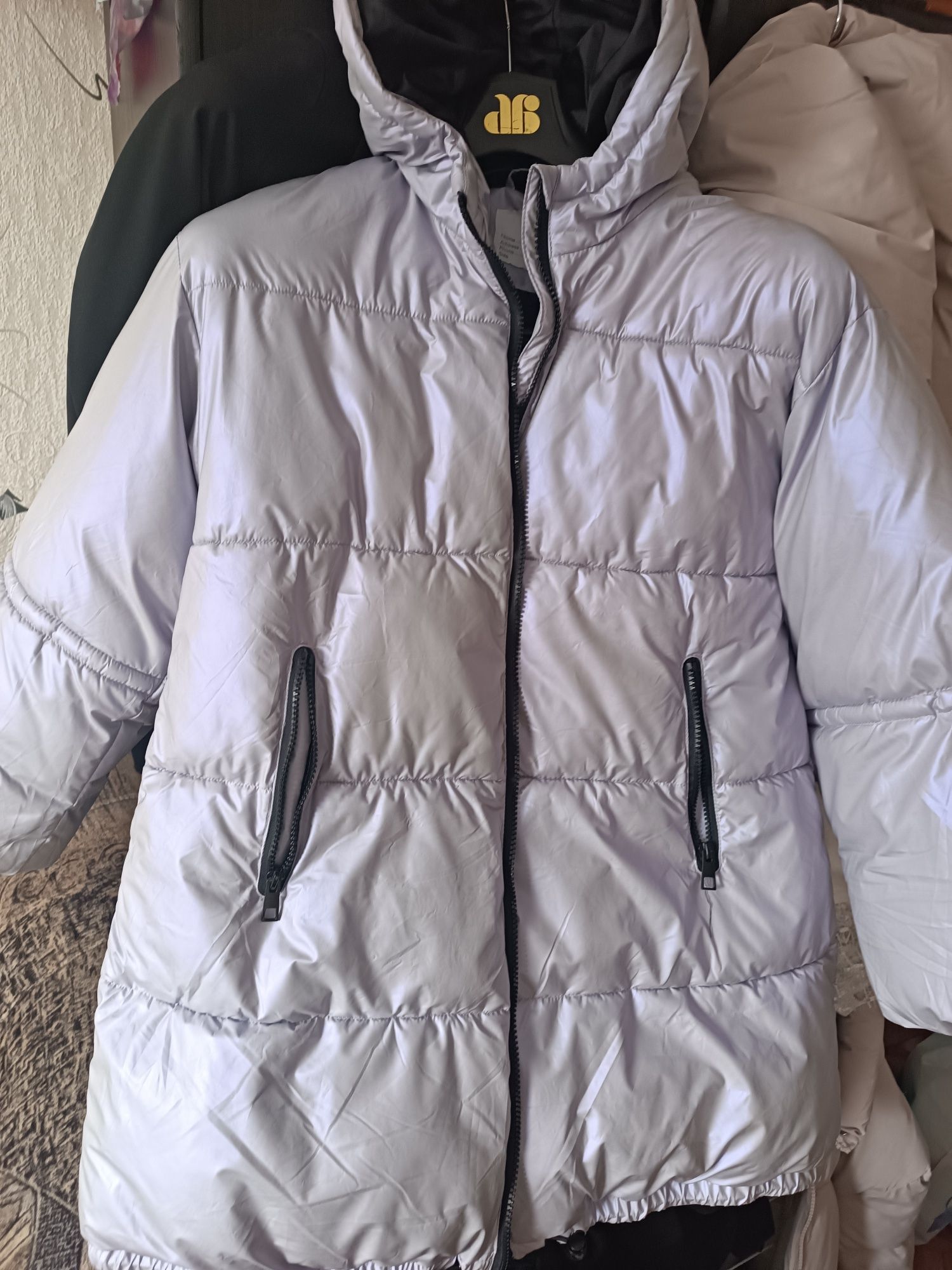Куртка пуховик зимняя на девочку 158 размер