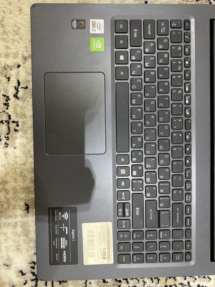 Noutbook Intel core i7 8 Ram 64 bit opreating system x64-based process