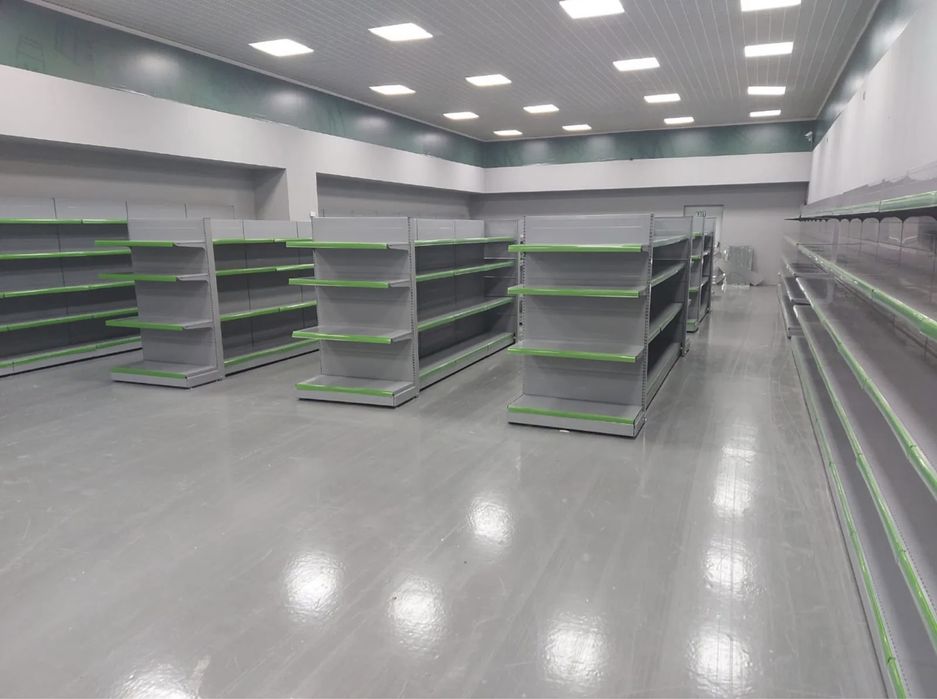 Стелажи за магазин супермаркет НОВИ НАЙ-НИСКИ ЦЕНИ