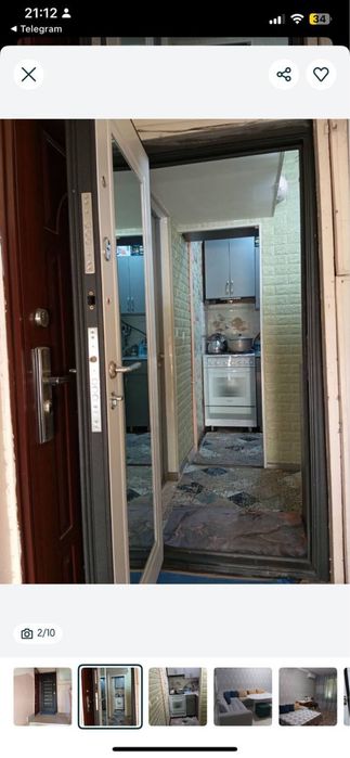 Чиланзар 7 ‼️ 1в2/1/4 Мукими Евро Мебель Техника