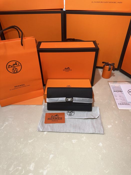 Portofel Hermes Kelly Black