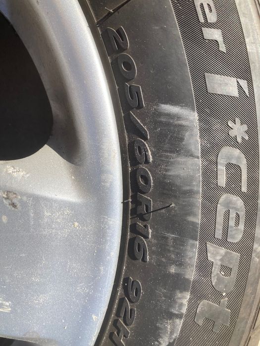 4 зимни гуми Ханкок 2ра употреба 16/205/60