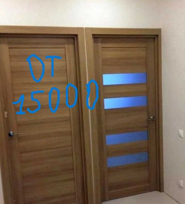 Установка межкомнатных дверей