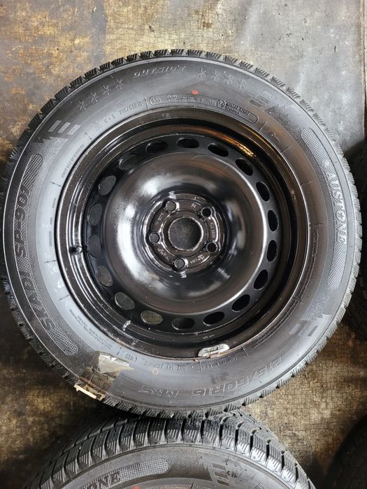 Jante tabla VW 5x112 R16 cu Anvelope 215 60 16 M+S iarna ca noi