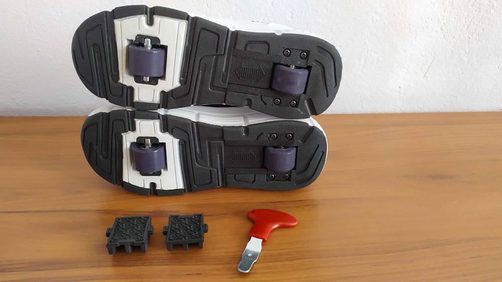 Нови обувки с прибиращи се колелца (PHTEER) , ролер обувки