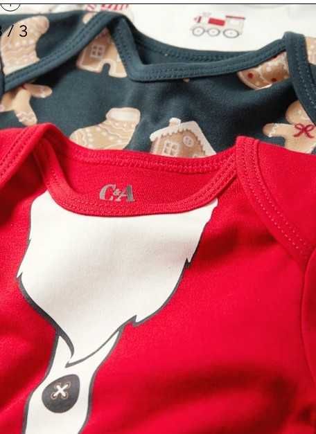 3 body bebelusi, cu motive de Craciun, 86cm