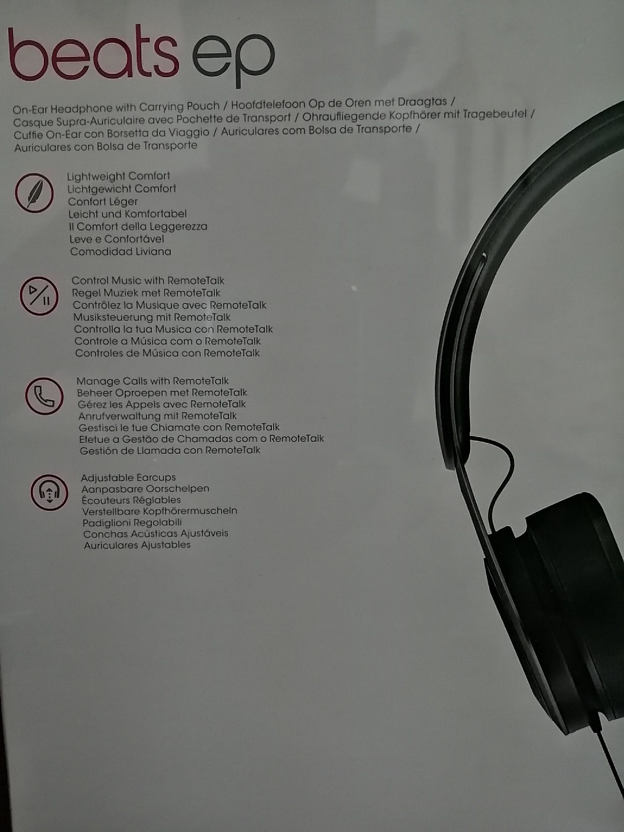 Слушалки Beats Еp Mate Black by Dr. Dre