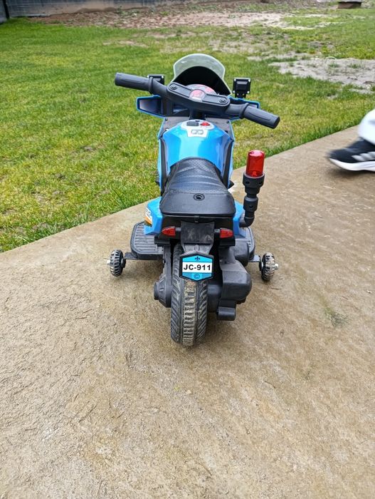 Motocicleta electrica copii de poliție