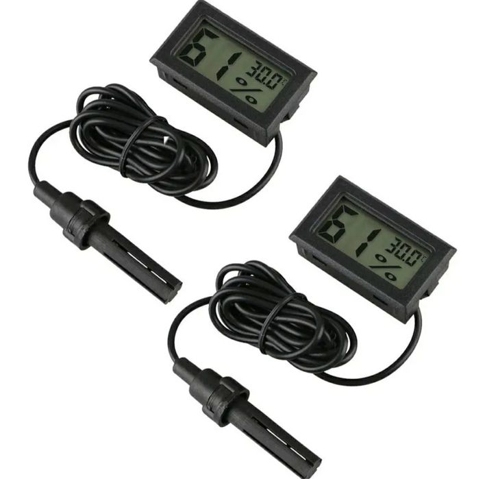 Гигрометр с зондом, измеритель влажности и теперотуры