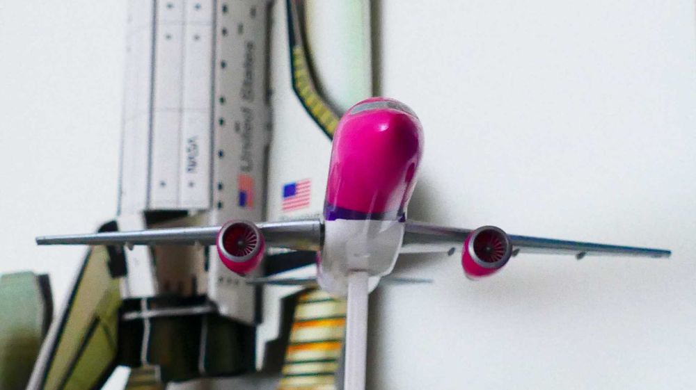 Unicat Absolut: Avion Wizz Air macheta A320
