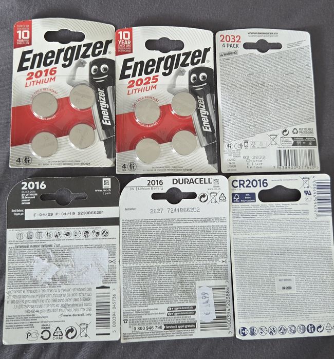 Baterii Energizer, varta,Duracell