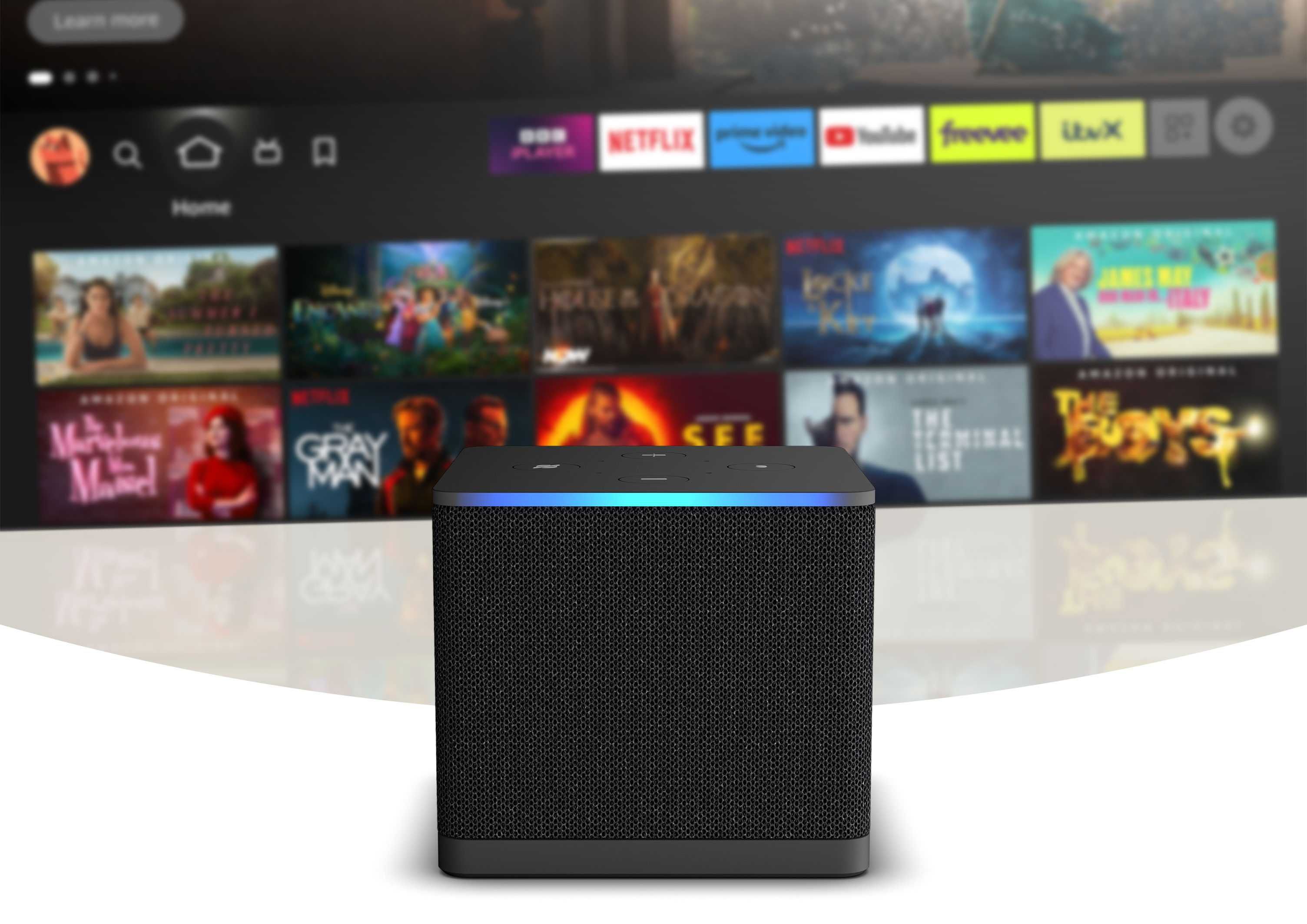 Amazon Fire TV Cube 4K UltraHD 2022, с Alexa, streaming media player