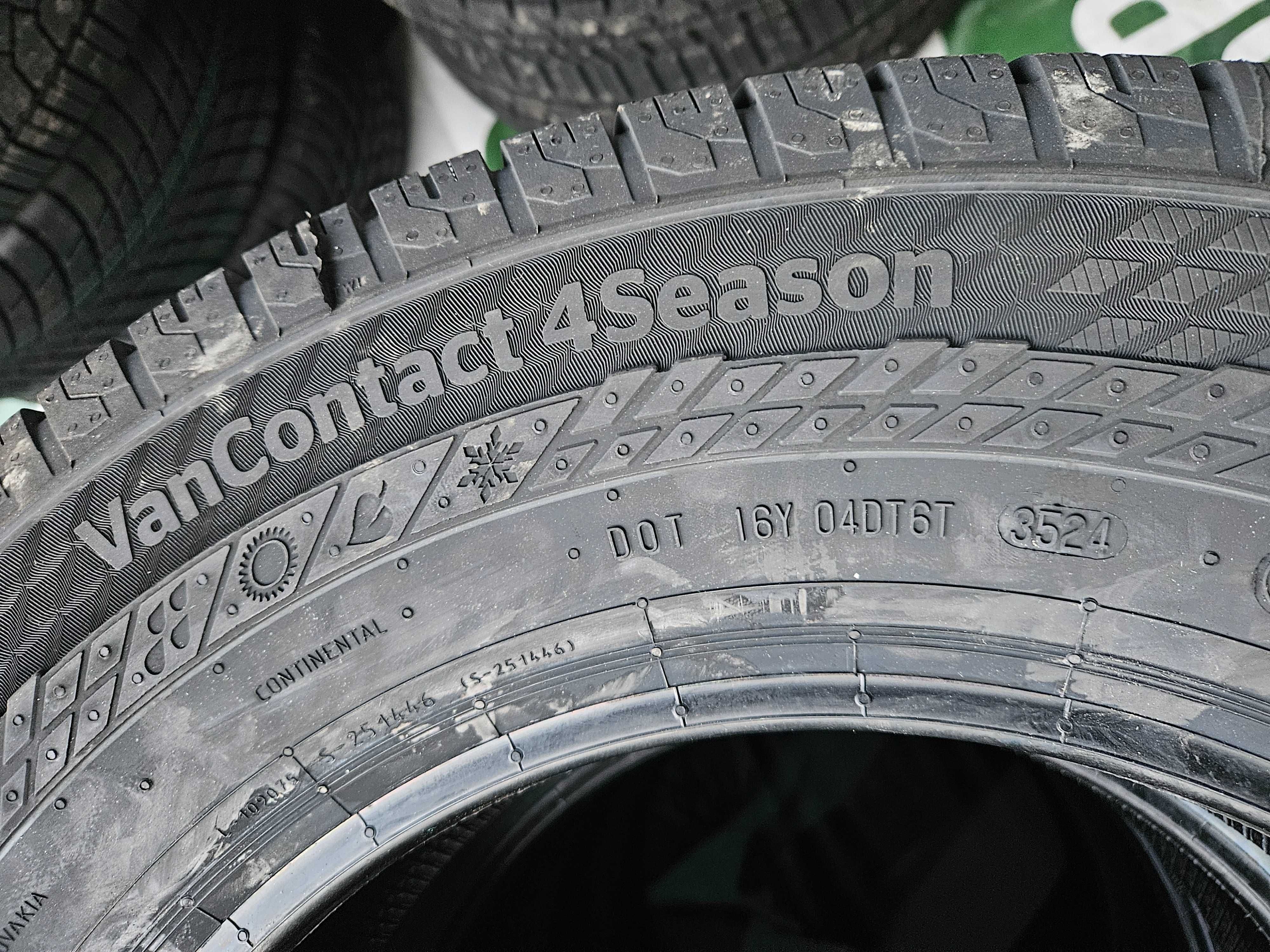 4 Нови гуми 215/75 R16C Continental 4Season 116/114R 10PR M+S DOT3524