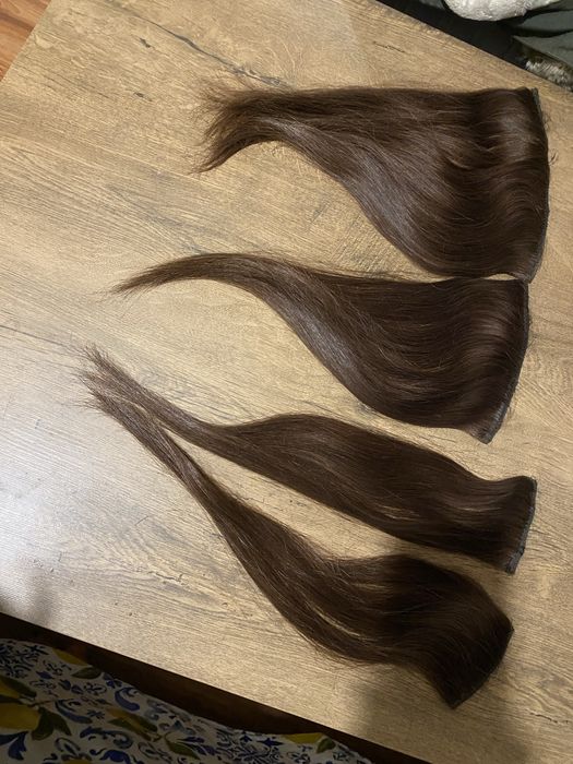 Естестена коса шоколад