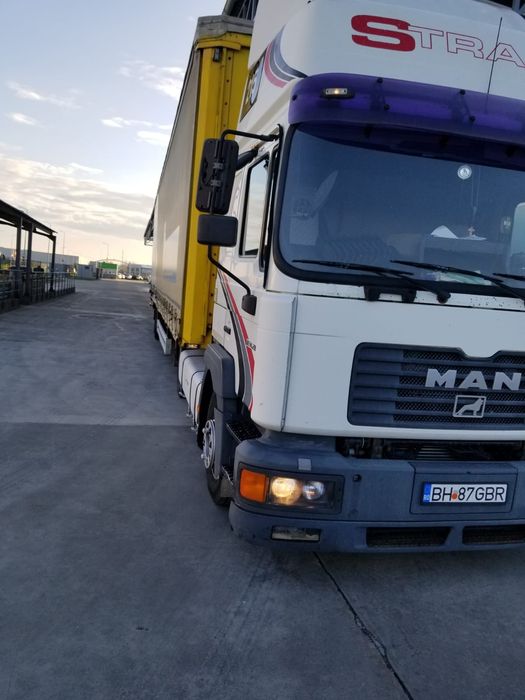 Ansamblu cap tractor Man + semiremorca 2 axe