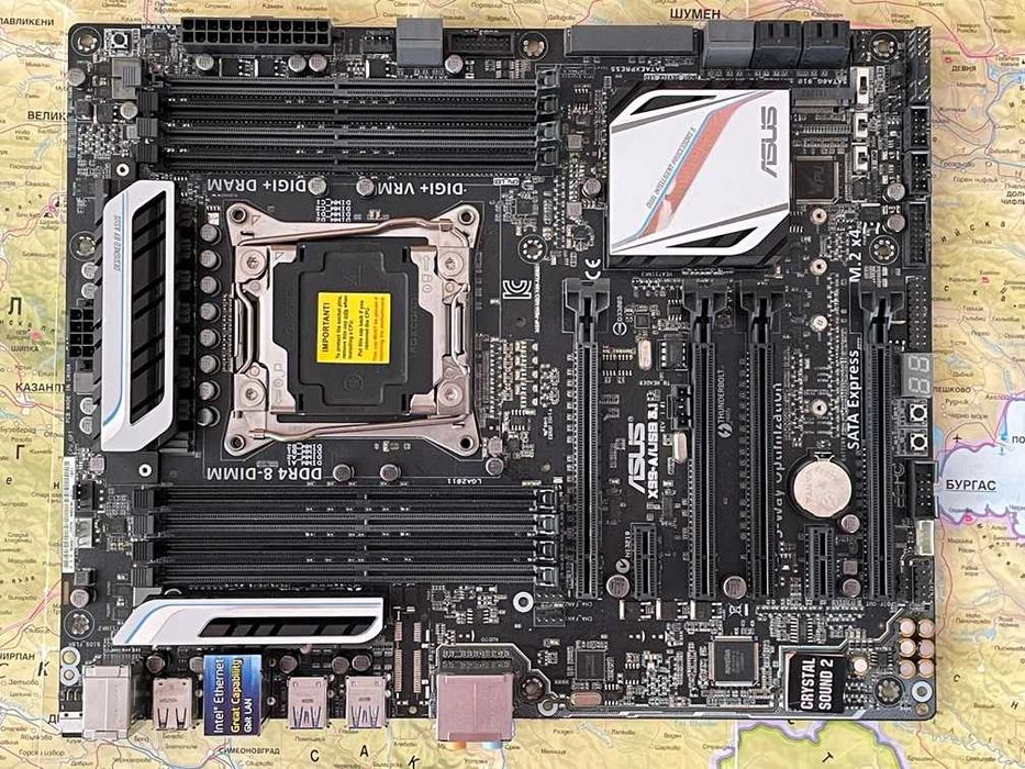 Asus X99-A/USB 3.1 с Intel Xeon E5-2630L V3 8C/16T и 128GB DDR4 RAM