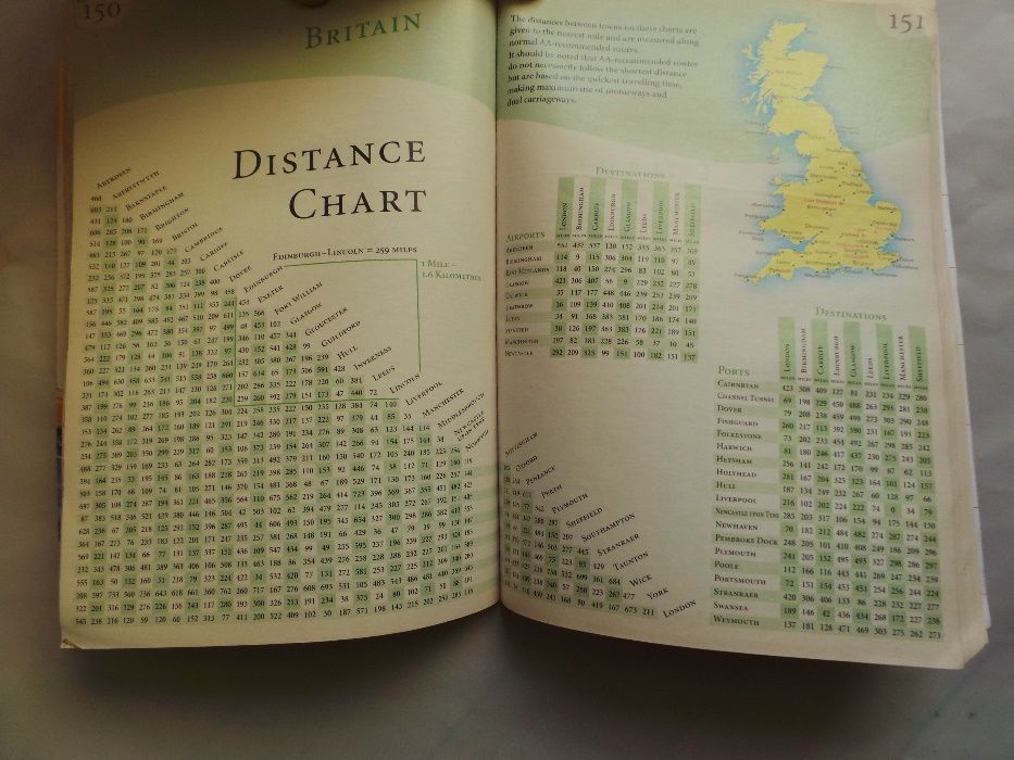 Atlas rutier Marea Britanie, Irlanda, Franta, Benelux