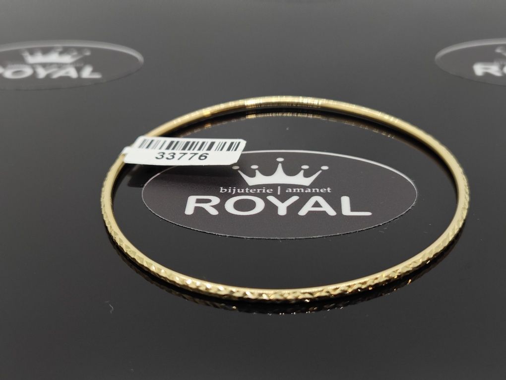 Bijuteria Royal: Brățară aur 14k/3.17 gr