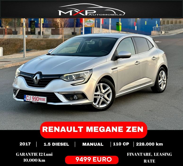 Renault Megane GARANTIE 12 LUNI ! Led Dayl, Bord Digital, Senzori Parcare
